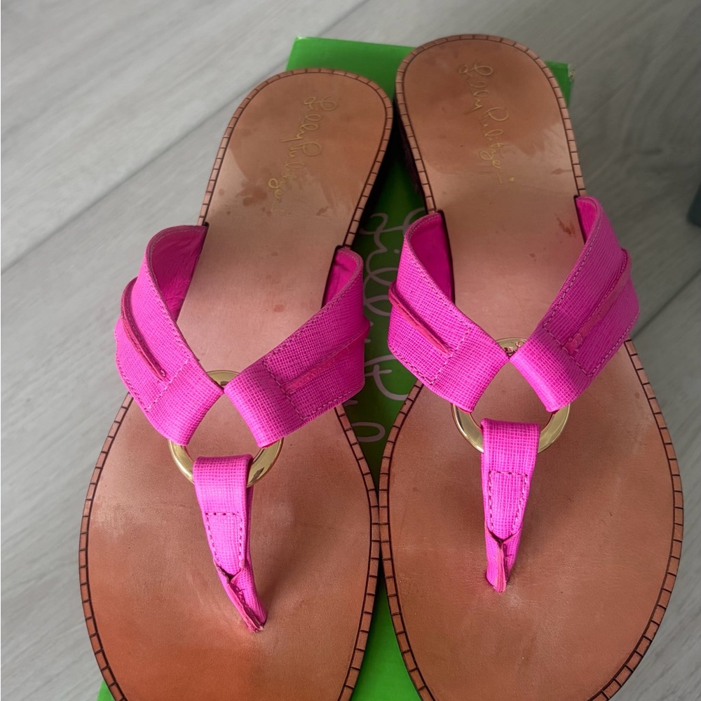Lilly Pulitzer McKim Sandal Pop Pink